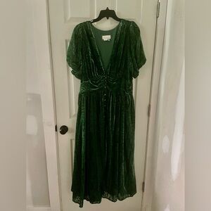 Anthropologie Velvet Dress LABOR DAY SALE